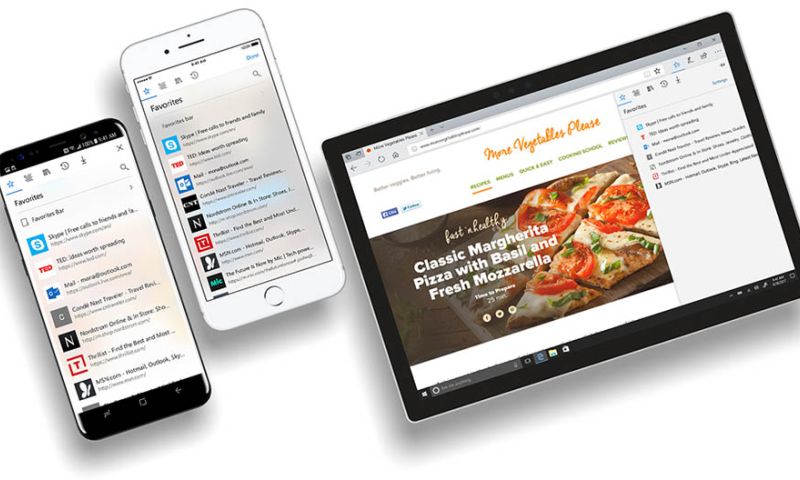 Microsoft brengt Edge-browser uit op iOS en Android