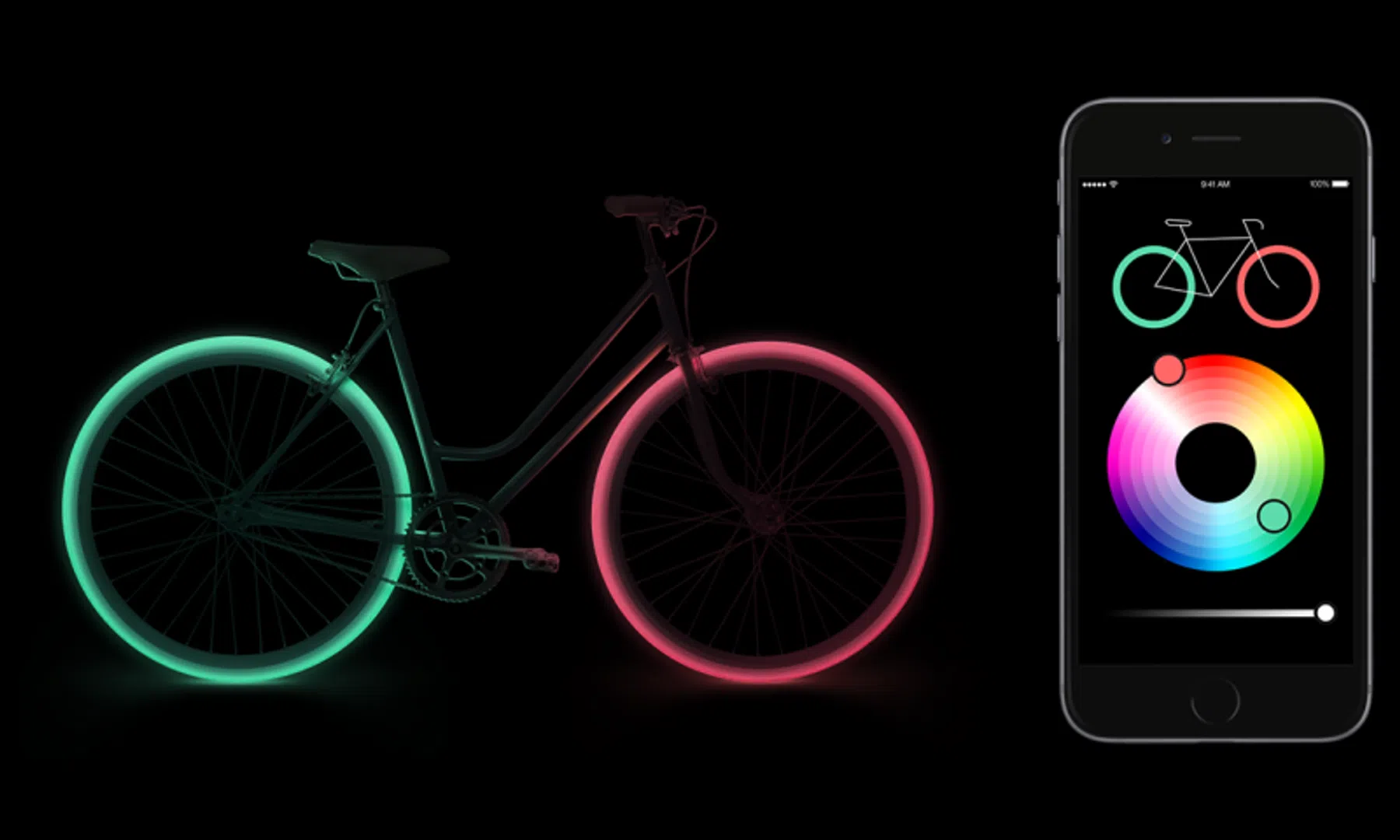LED-verlichte fietsband wint designprijs