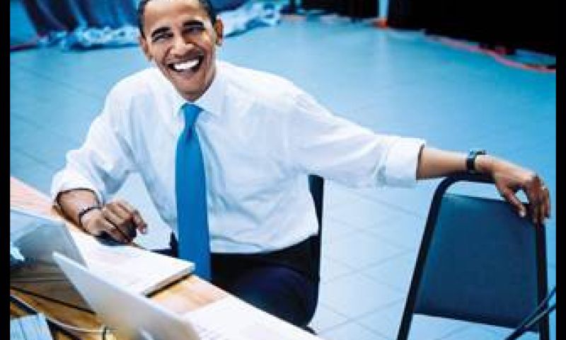 Obama's site live