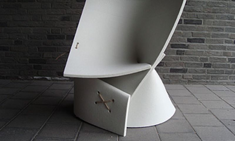 Loungen op een enkel vel vilt