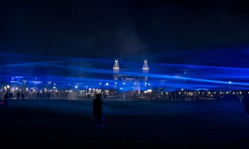 Roosegaarde laat Museumplein virtueel overstromen