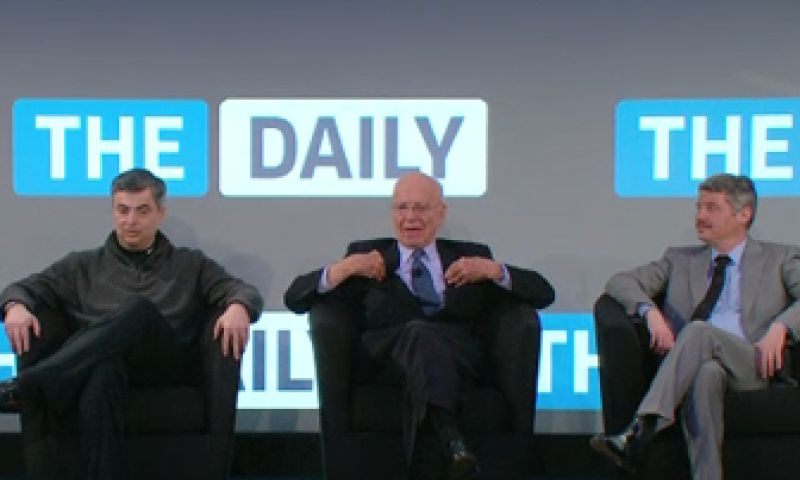 iPad-krant van Murdoch van start