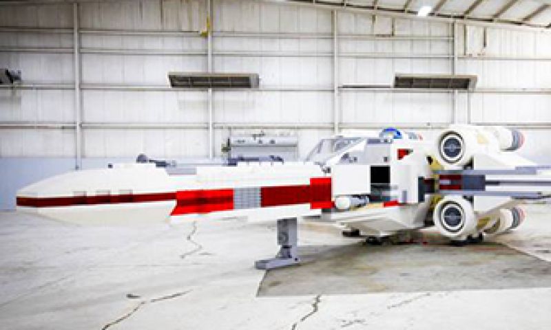 X-Wing op schaal 1:1 is grootse Lego-model ooit