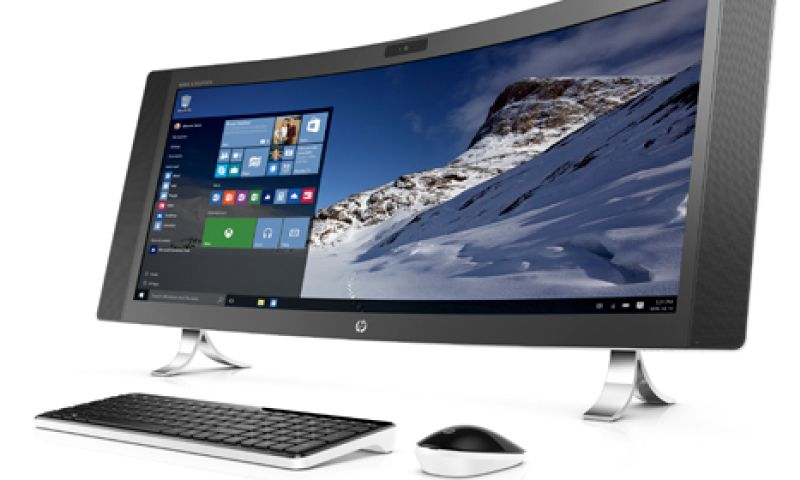 HP toont enorme gebogen all-in-one pc