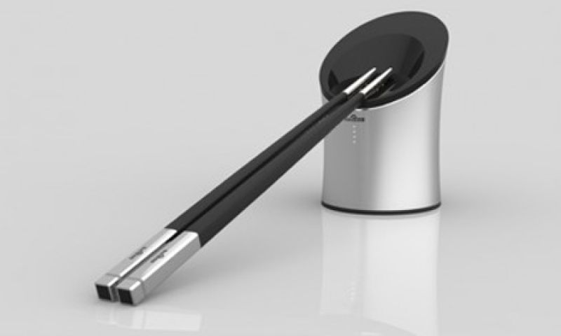 Deze chopsticks meten of je eten veilig is