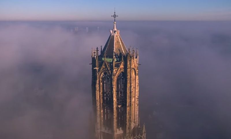 'Slechts' 350 euro boete voor drone-film van Utrechtse Dom