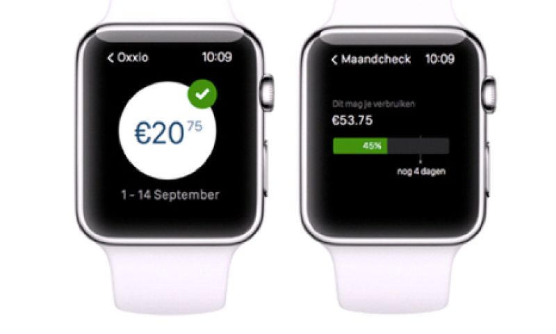 Oxxio laat energiegebruik op Apple Watch checken