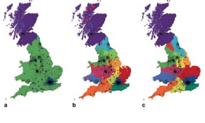 Grensoverschrijdende kaart