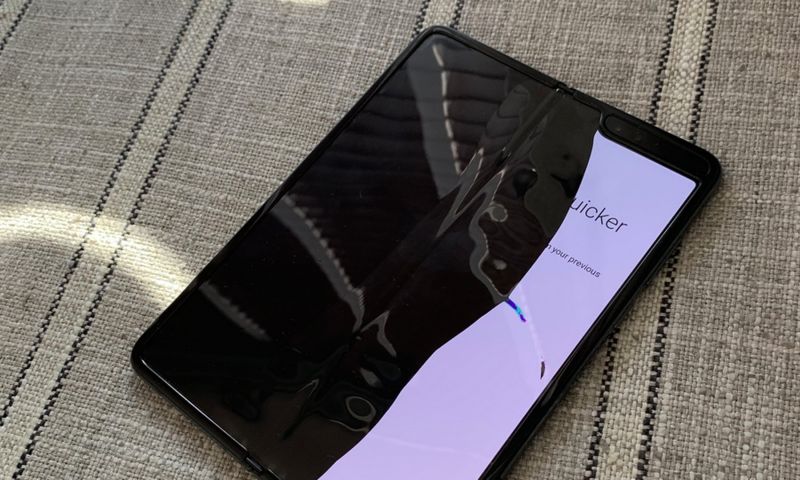 'Samsung lost problemen scherm Galaxy Fold op'