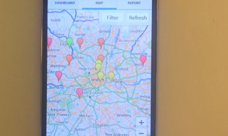 Buitentemperatuur te meten via smartphonedata