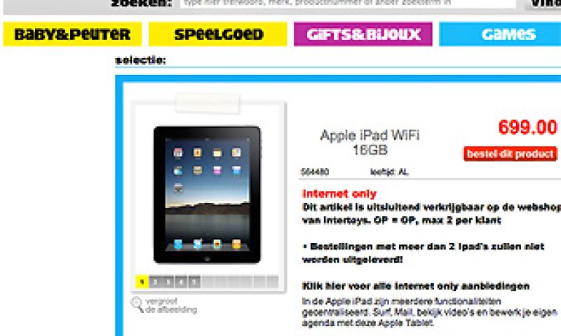Internationale verkrijgbaarheid iPad uitgesteld