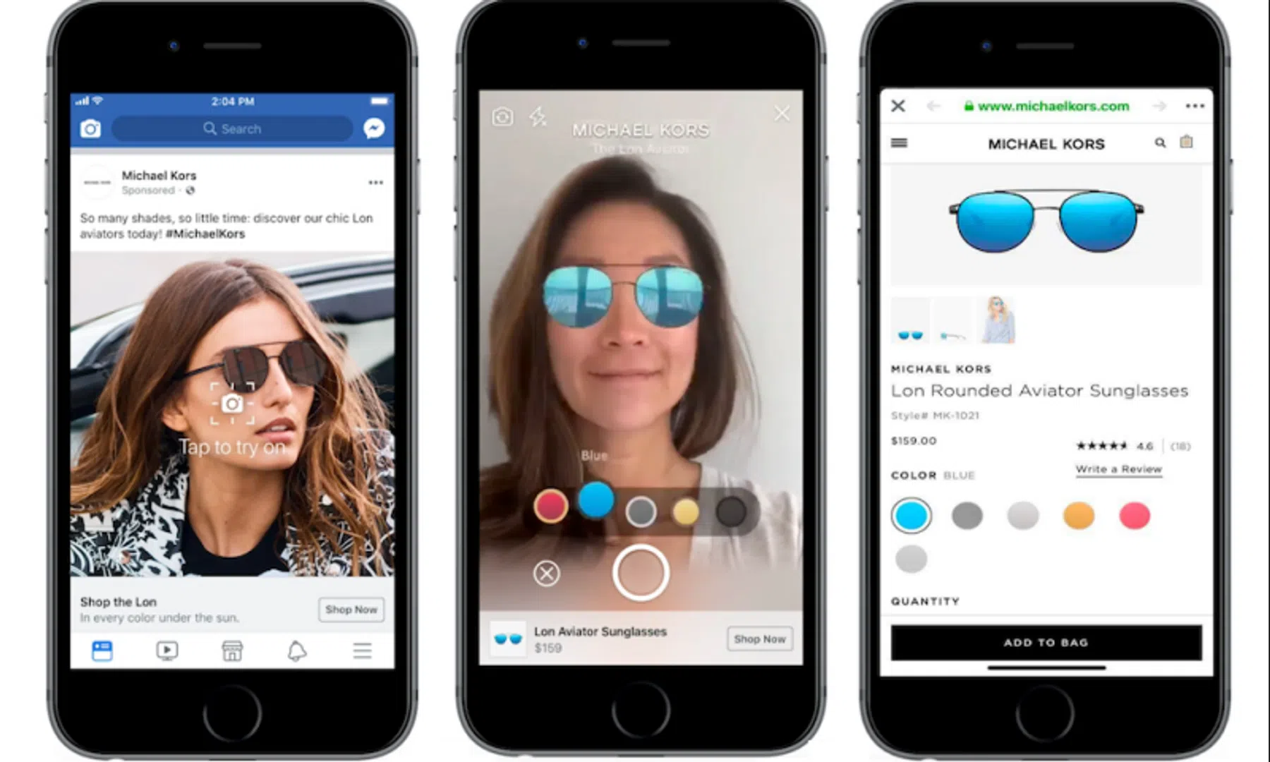 Facebook test AR-reclames: zet een zonnebril op