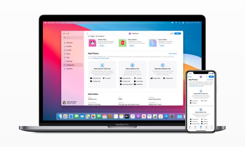 Apple voegt privacylabels toe aan App Store