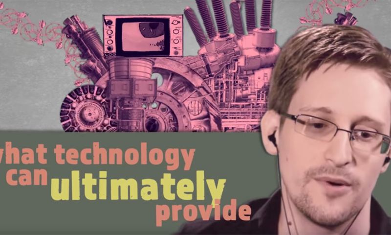 Video: Snowden over de negatieve én positieve impact van technologie