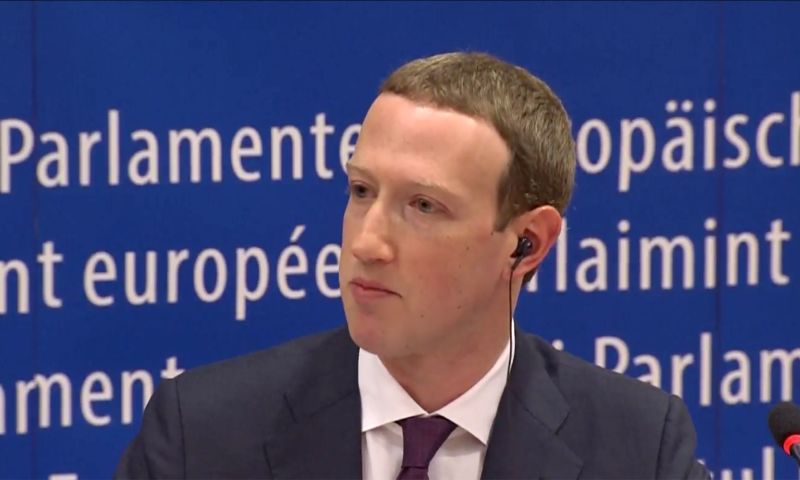 Mark Zuckerberg Europees Parlement Brussel hoorzitting