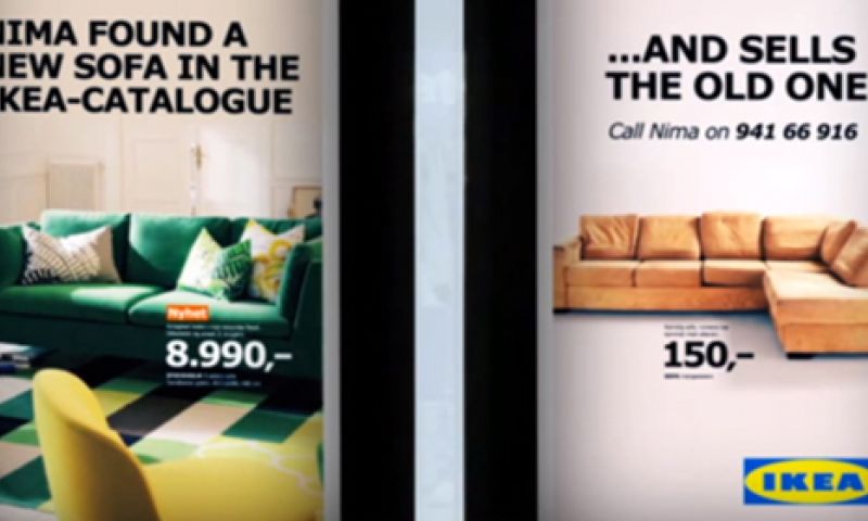 IKEA maakt van zijn Facebook-timeline een vlooienmarkt