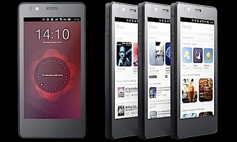 Eerste Ubuntu-smartphone nu te koop voor 170 euro