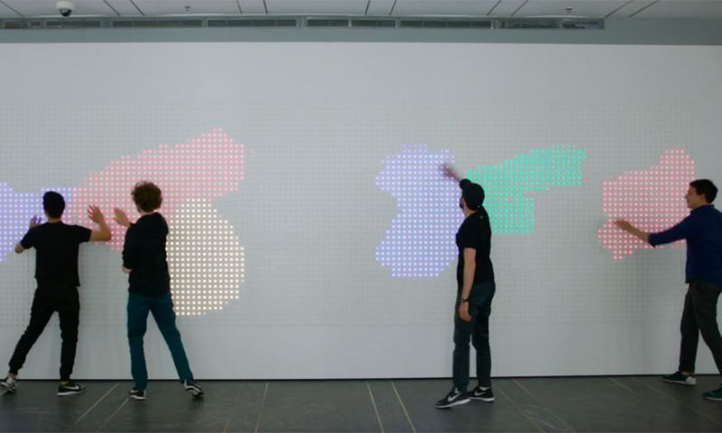 Cool: Google laat iedereen dit soort interactieve muren maken