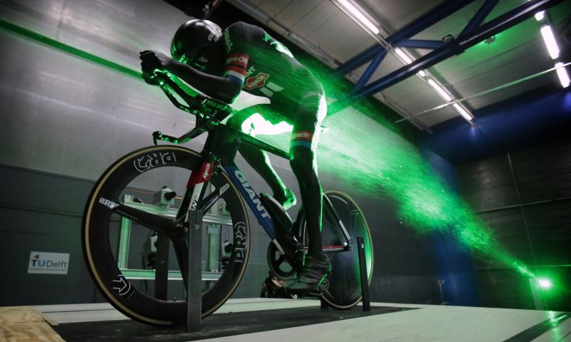 3D-geprinte Tom Dumoulin moet wielrenner winst opleveren