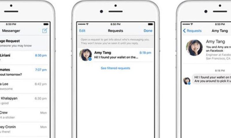 Onbekenden kunnen voortaan contact zoeken via Facebook Messenger
