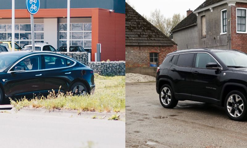 Duurtest Jeep Compass: net een Tesla
