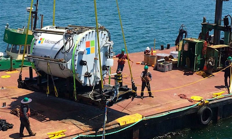 Microsoft experimenteert met datacenter in zee
