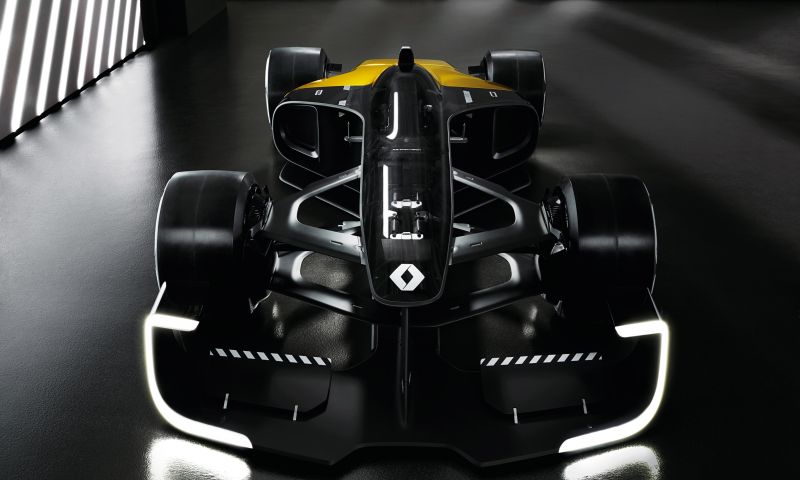Renault pronkt met Formule 1-auto van de toekomst