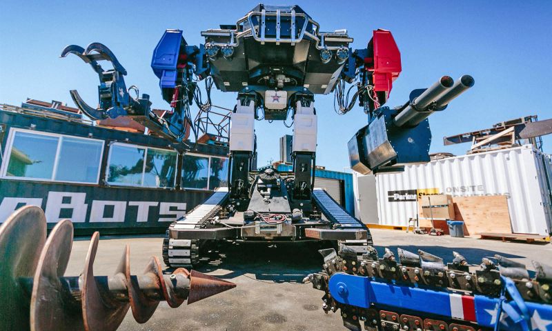 Amerikaanse MegaBot is klaar voor gevecht met Japanse robot