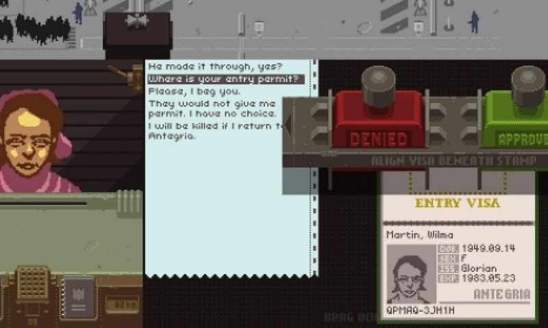 In dit spel ben je een communistische grensbewaker (en da's tof)