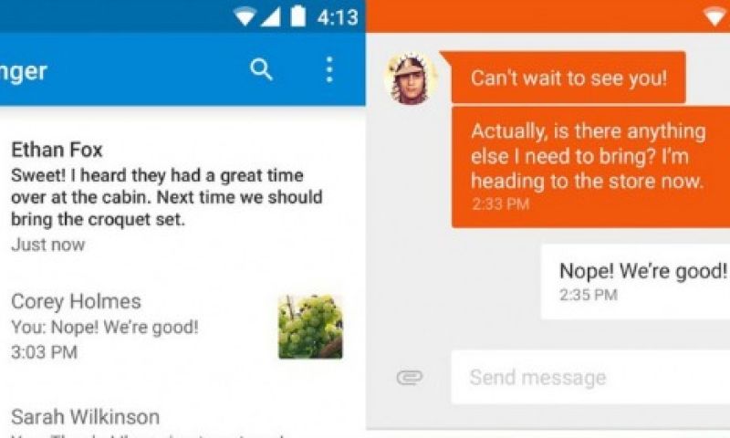 Google brengt eigen sms-app Messenger uit