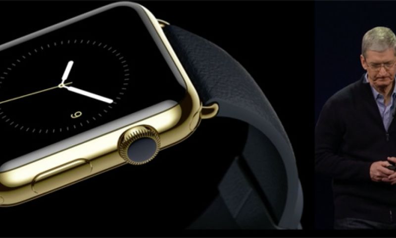 Gouden Apple Watch kost 11.000 euro, die van staal 649 euro