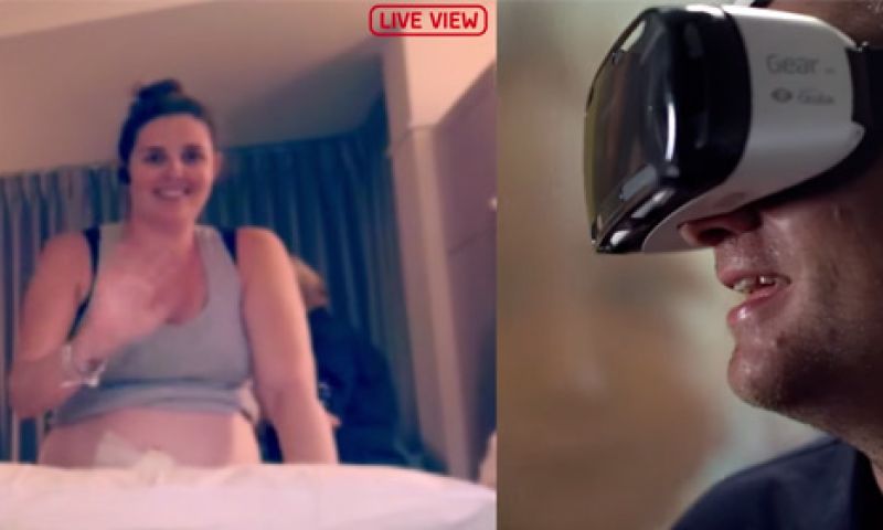 Kan ook met virtualreality: geboorte van je zoon meemaken