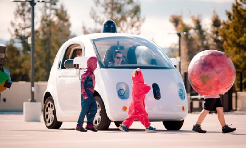 Google-auto's voorzichtiger in de buurt van kinderen