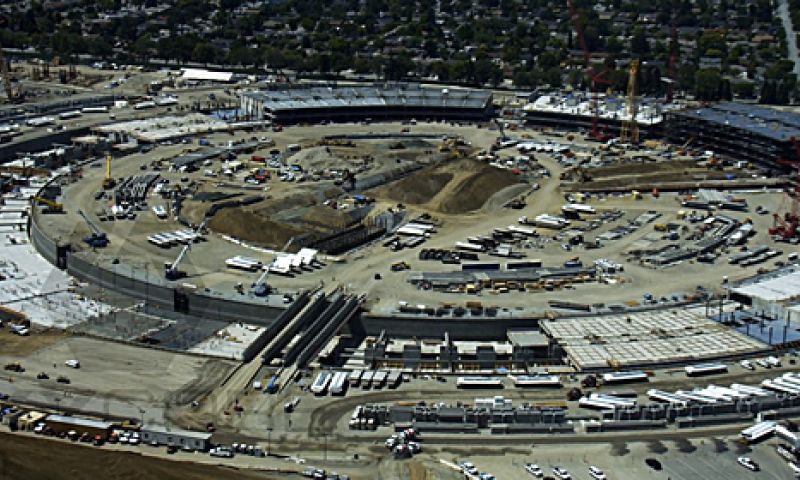 Video: Apple's 'spaceship' in aanbouw