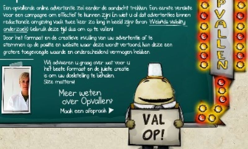 Weg met de kleine banner