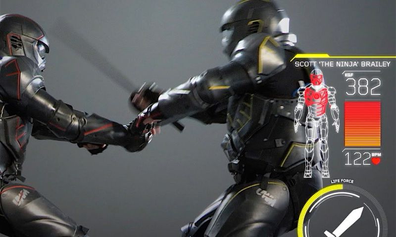 Moderne gladiatoren dragen dit high-tech pak