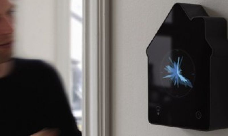 Deze klok telt watts in plaats van secondes