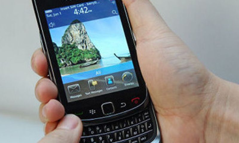 Nieuwe Blackberry met qwerty en touch