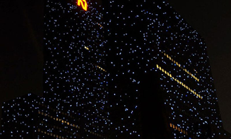 Artificiele sterrenhemel van led-lampjes