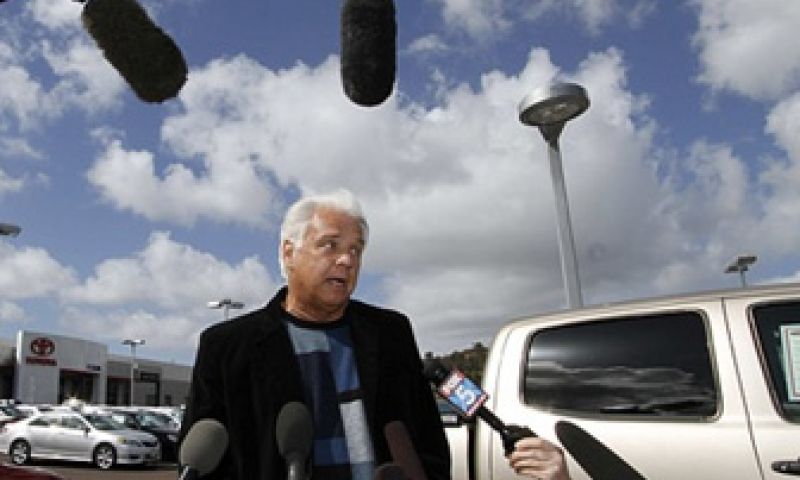 Op hol geslagen Toyota in scene gezet? 