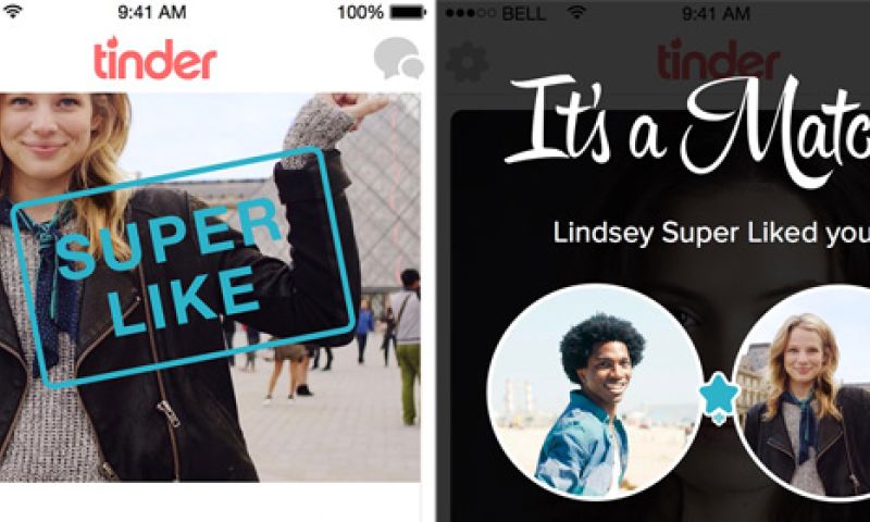 Tinder voegt superlike-knop toe