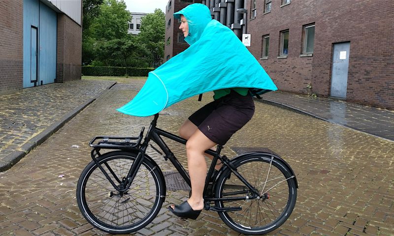 Eerste indruk: Boncho-regenponcho voor fietsers