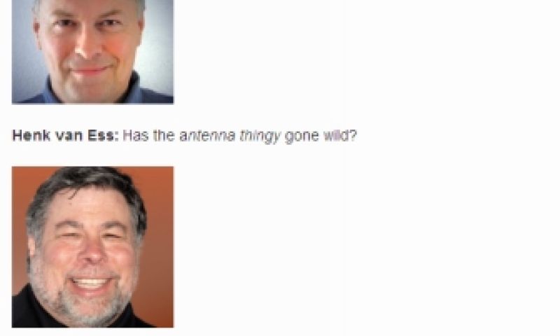 Wozniak vindt 'oplossing' iPhone 4 in Nederland