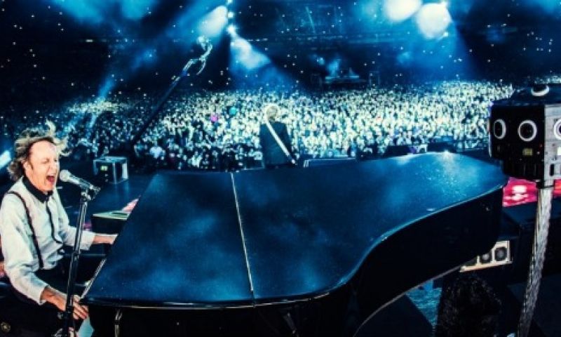 Paul McCartney-concert in 360 graden in Android-app