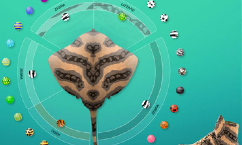 Sneakers van genetisch gemanipuleerd pijlstaartrogleer