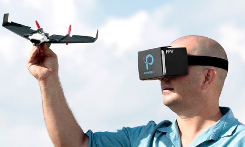 Live beeld in 360 graden vanuit je papieren vliegtuigje 