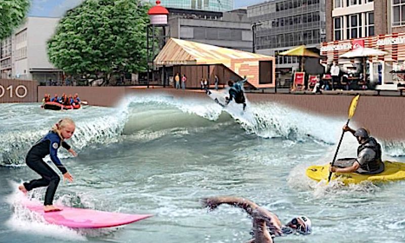 Binnenkort in 010? Surfen in de stad, met strandtent