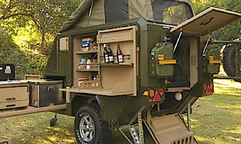 Vouwcaravan wordt 'urban escape vehicle'