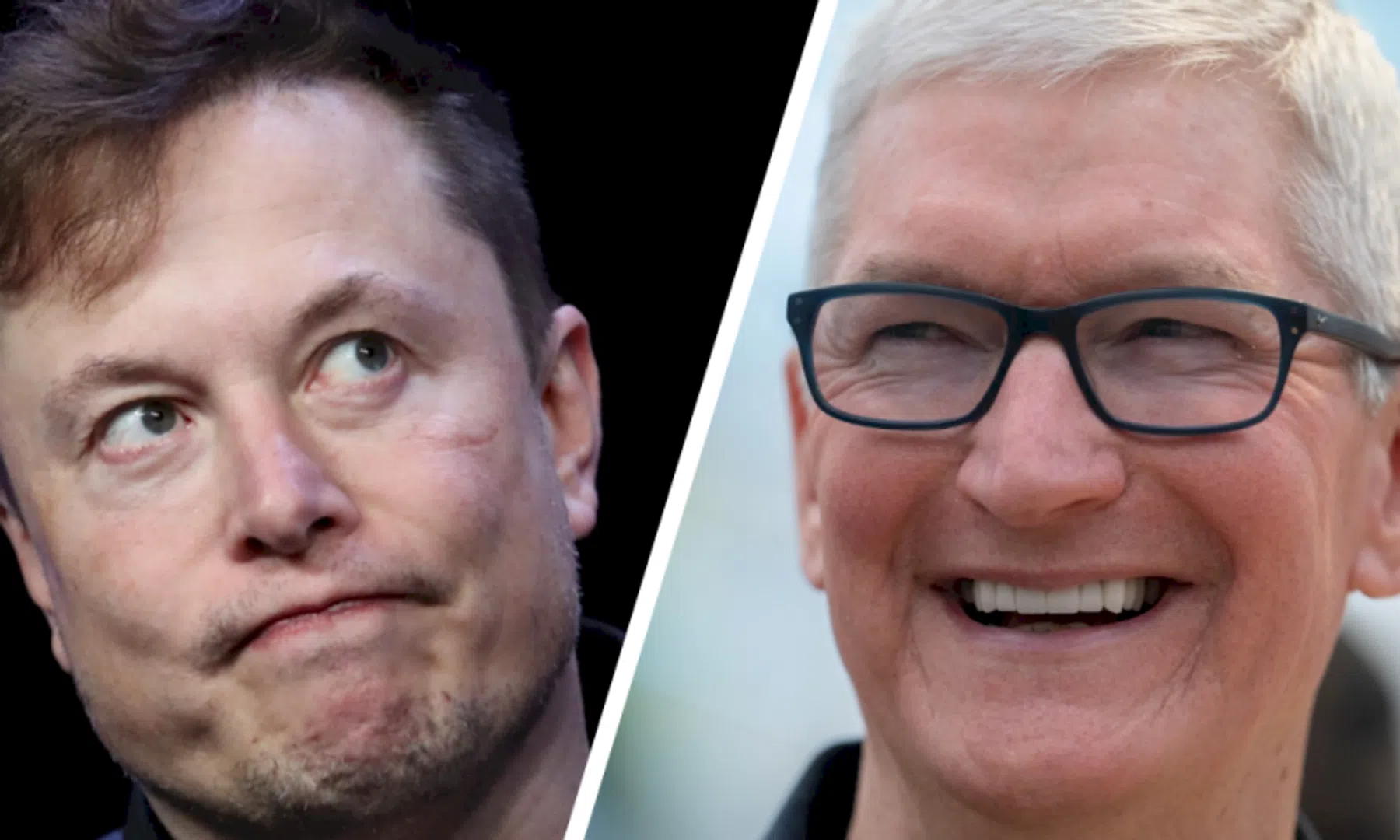 elon musk ruzie apple tim cook