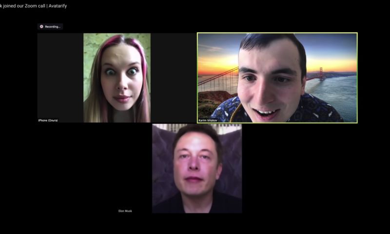 Deepfaking Elon Musk op Zoom is nu mogelijk